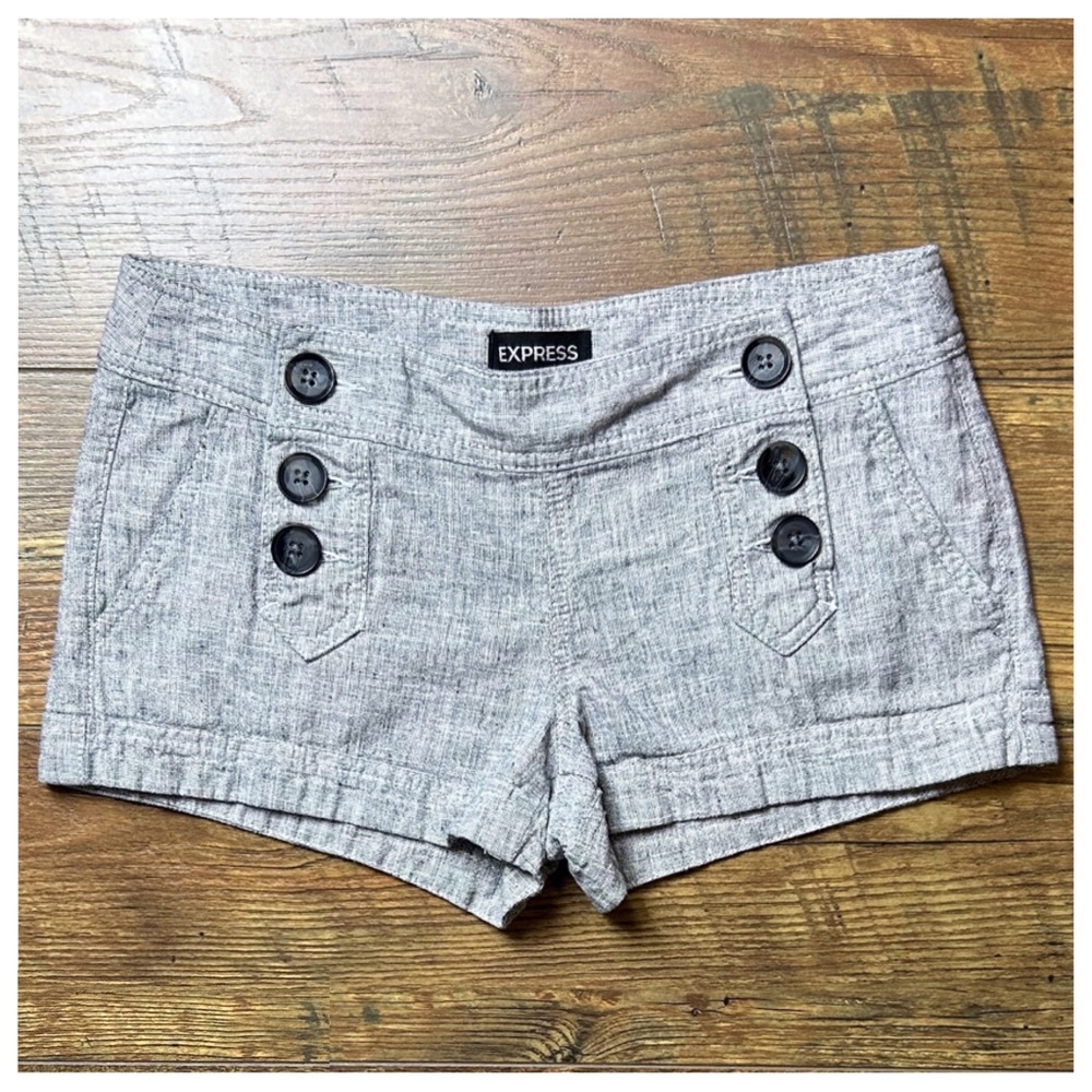 Express Editor Chino Shortie Shorts - Picture 2 of 6